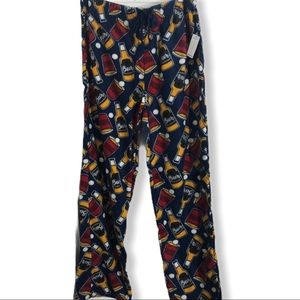 Men’s beer pong soft fuzzy pajama pants